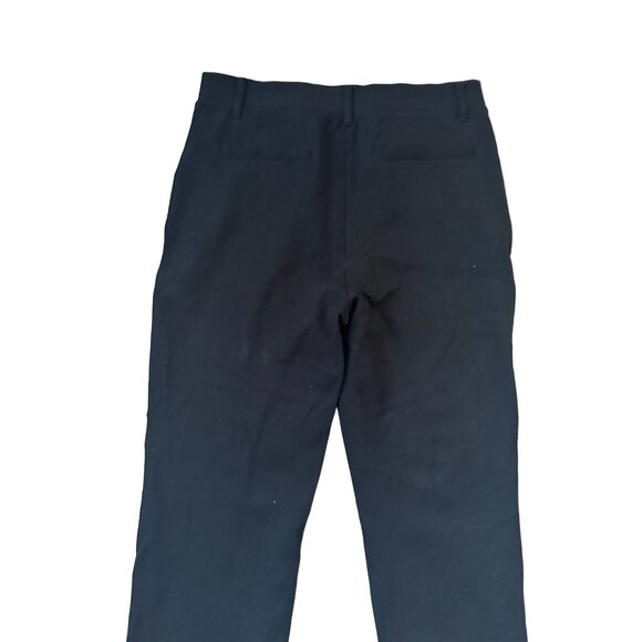 QUINCE Womens Black Straight Leg Pants Size Medium - Picture 2 of 5